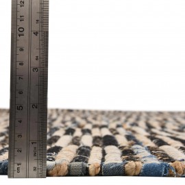 Hand Woven Chindi Jute Table Runner Rug