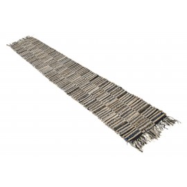 Hand Woven Chindi Jute Table Runner Rug