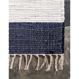Hand Woven Chindi Rag Table Runner Rug