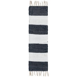 Hand Woven Chindi Rag Table Runner Rug