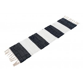 Hand Woven Chindi Rag Table Runner Rug