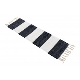 Hand Woven Chindi Rag Table Runner Rug