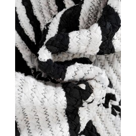 Hand Braided Chindi Table Runner Rug