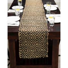 Hand Woven Braided Jute Table Runner Rug