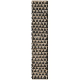 Hand Woven Chindi Jute Table Runner Rug