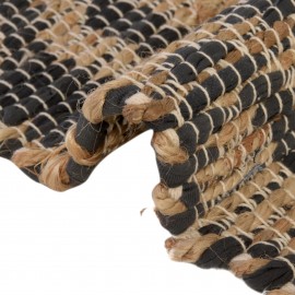 Hand Woven Chindi Jute Table Runner Rug