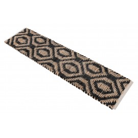 Hand Woven Chindi Jute Table Runner Rug
