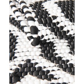 Hand Woven Chindi Jute Table Runner Rug