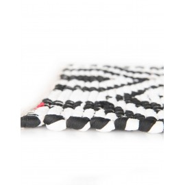 Hand Woven Chindi Jute Table Runner Rug