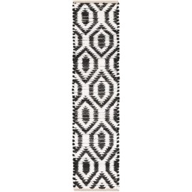 Hand Woven Chindi Jute Table Runner Rug