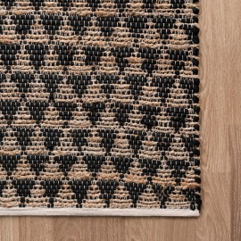 Hand Woven Chindi Jute Table Runner Rug