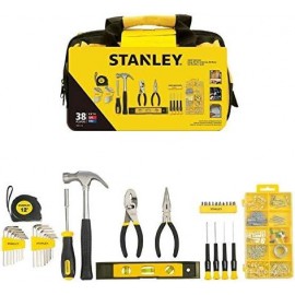 Stanley Material Tool Set, 38 Pieces, STMT0-74101 & Stanley - STANLEY Screwdriver Set 34 pcs - STHT0-62141