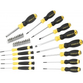 Stanley Material Tool Set, 38 Pieces, STMT0-74101 & Stanley - STANLEY Screwdriver Set 34 pcs - STHT0-62141