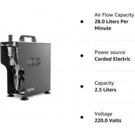 Sparmax TC610H PLUS Silent Airbrush Compressor