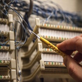 Impact Punchdown Tool Kit for 110 and 66 Panels, Cushion Grip, 4-Piece Set Klein Tools VDV427-822, Black