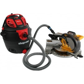 Cen-Tec Systems 94698 Quick Click 10 Ft. Hose for Home and Shop Vacuums with Expanded Multi- Power Tool Adapter Set for Dust Collection, Silver