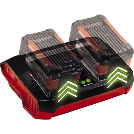 Einhell Power X-Change 18V Cordless Multifunctional Garden Tool & Power X-Change 18V, 4.0Ah Lithium-Ion Battery Twin Charger Starter Kit -- 2 x 4.0Ah Batteries and Twincharger Set