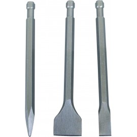 Scheppach Air Spade Aero2Spade for Compressor (Compressed Air Hammer 27 Joules, 6.3 Bar, Combination Device with Quick-Change System, Compressed Air Chisel incl. 5 Tool attachments Set)