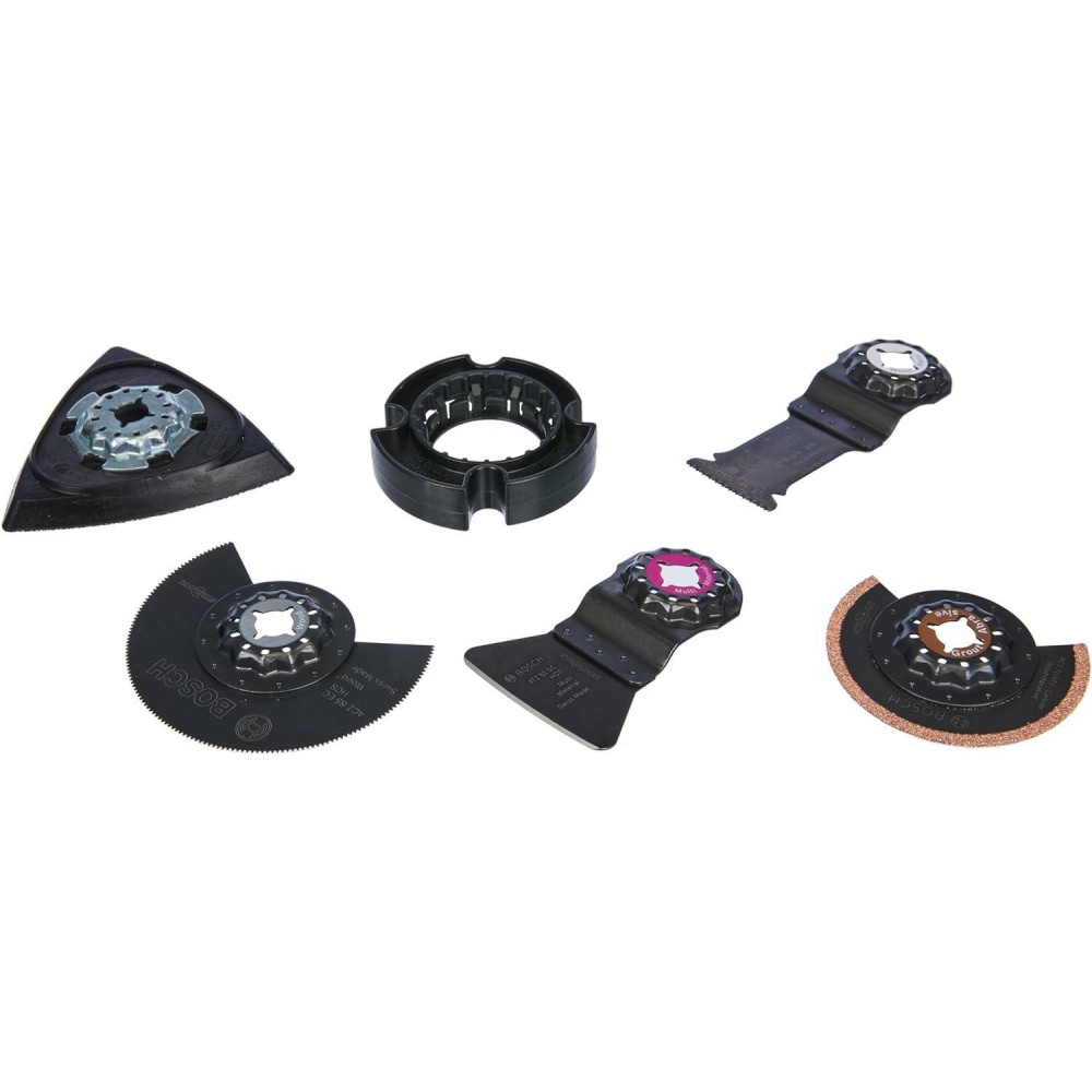 Bosch Home and Garden 2609256F49 Bosch Universal Project Set 12 Pieces (Mix & Match, PMF 250 CES, in Small Accessory Box), Multi-Coloured