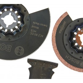 Bosch Home and Garden 2609256F49 Bosch Universal Project Set 12 Pieces (Mix & Match, PMF 250 CES, in Small Accessory Box), Multi-Coloured