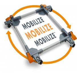 Bora Portamate Mobile Base PM-3550 Industrial Strength with Swivel Wheels – Universal, Super Heavy Duty, Adjustable Rolling Kit, Dolly Roller for Equipment, Power Tools, Machines- 1500 lb Capacity