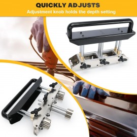 PTNHZ 0-90° Bending Angle & Adjustable Three-Station Edge Roller Bender For Making 5/8 to 4 (16 to 102 MM) Bends in 29 to 22-Gauge Steel Metal Bending Hand Tools Standing Seam Roofing Tools