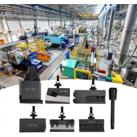 Quick-Change Tool,Quick-Change Tool Post Set Wedge Type #45 Steel Material Mini Lathe Accessories 250-000