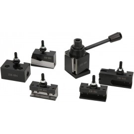 Quick-Change Tool,Quick-Change Tool Post Set Wedge Type #45 Steel Material Mini Lathe Accessories 250-000