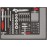 GEDORE Red Tool Set in Foam Modules, 129 Pieces