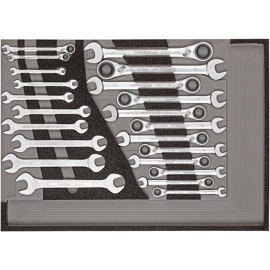 GEDORE Red Tool Set in Foam Modules, 129 Pieces