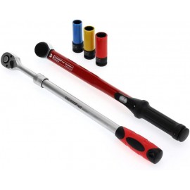 GEDORE red Wheel change set, 3-pc. set, Complete, Tool case for car mechanics, Tyre change, R69003000