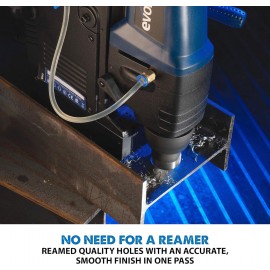 Evolution Power Tools Long Series Broaching Cutter For Magnetic Drill Universal Fitting Mag Drilling Bit 50mm Length x 59 mm Diameter