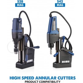 Evolution Power Tools Long Series Broaching Cutter For Magnetic Drill Universal Fitting Mag Drilling Bit 50mm Length x 59 mm Diameter