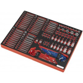 Sealey Tbtp07 Tool Tray with Specialised Bits & Sockets 177Pc