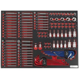 Sealey Tbtp07 Tool Tray with Specialised Bits & Sockets 177Pc