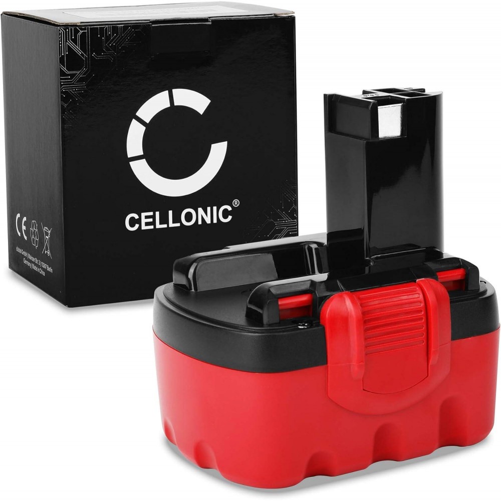 CELLONIC Battery Replacement for Bosch PSR14.4, PSR 1440, ART26 Easytrim, PSR 14.4ve-2 (Bosch BAT038, BAT040, BAT140, BAT159) 2607335685, 2607335686, 2607335432 Cordless Power Tools - 14.4V NiMH 3Ah