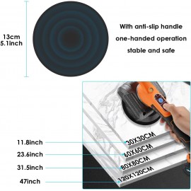 LASIEYO Tile Vibration Tools for Installation Tiling Vibrant Machine with Suction Cup Vibrator Handheld Tile Butt Leveller, Tile Spacers Leveling System 5 Speeds Adjustable (2 Battery)