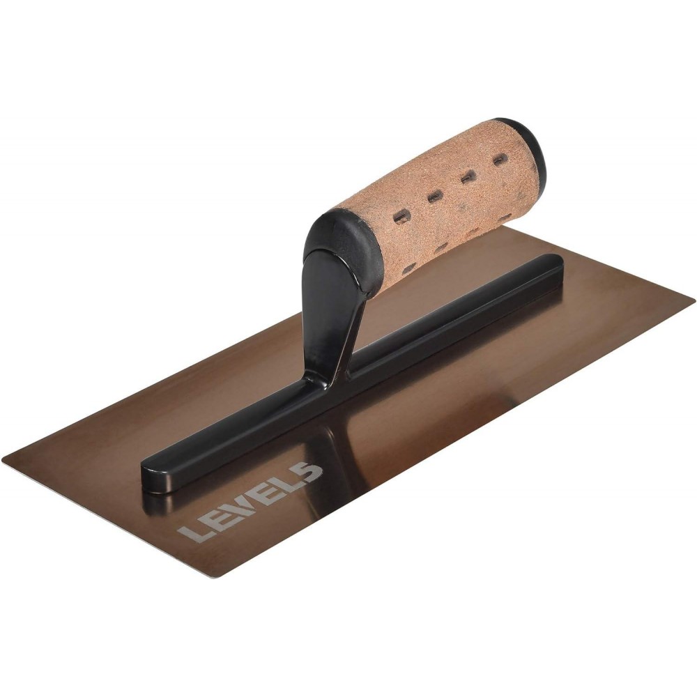 Drywall Hand Trowel, 11.5-Inches | Triple-Hardened Stainless Steel Construction | High-Impact Handle | Sheet-Rock Gyprock Wall-Board Plasterboard | Level 5 Tools