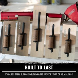 Drywall Hand Trowel, 11.5-Inches | Triple-Hardened Stainless Steel Construction | High-Impact Handle | Sheet-Rock Gyprock Wall-Board Plasterboard | Level 5 Tools