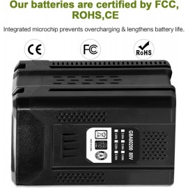 BaYte Lithium Battery 4.0Ah/6.0Ah 80V Replacement Battery Cordless Power Tool Battery,4.0Ah