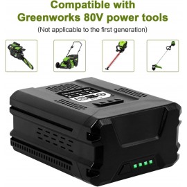 BaYte Lithium Battery 4.0Ah/6.0Ah 80V Replacement Battery Cordless Power Tool Battery,4.0Ah