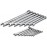S K Hand Tools SKT86255 SuperKrome 12 Point SAE Combination Wrench Set - 15 Pieces
