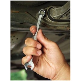 S K Hand Tools SKT86255 SuperKrome 12 Point SAE Combination Wrench Set - 15 Pieces