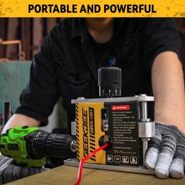 GEEKBEE Manual Wire Stripper Machine for 0.06-1, Copper Wire Stripper with Hand Crank, Drill-Powered Wire Stripping Tool for 1.5-25 mm Scrap Wire, Stripping Tool for Copper Scrap Recycling