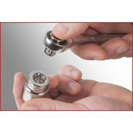 KS Tools 503.4266 GEARplus Combination ratcheting spanner set, 16 Count (Pack of 1)