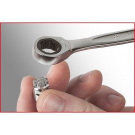 KS Tools 503.4266 GEARplus Combination ratcheting spanner set, 16 Count (Pack of 1)