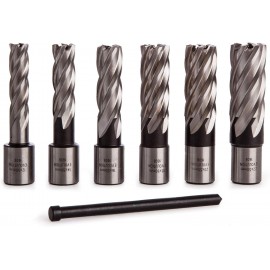 Evolution Power Tools HTCCUTKIT6L Long Series Magnetic Drilling Cutter Kit, 50 mm (Pack of 6)
