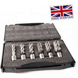 Evolution Power Tools HTCCUTKIT6L Long Series Magnetic Drilling Cutter Kit, 50 mm (Pack of 6)