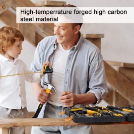 298 Pcs Home Tool Kit Set, Mechanic Tool Set for Car Motorbike Repair Daily Maintenance, Household DIY Tool Box with Tools Included, Hammer Pliers Screwdrivers Basic Hand Tool Sets