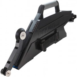 Delko Zunder Drywall Banjo Taping Tool with Reversible Inside Corner Roller Wheel - Dual Right/Left Hand Operation